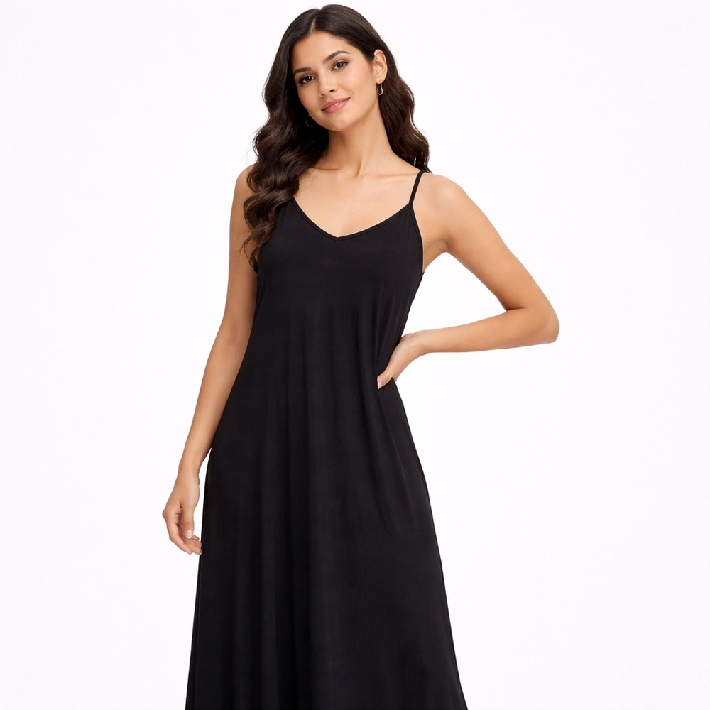 torrid Black Maxi Slip Dress